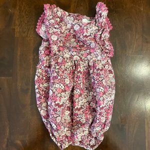 Jamie Kay Organic Cotton Stella Playsuit in Garden Print Size 0-3 M